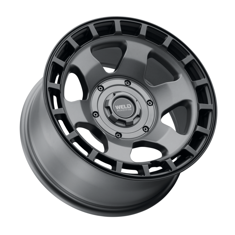 Weld Off-Road Ridge 17x9 - 6x135 / 6x139.7 BP - ET-12 - 106.1mm CB Satin Gunmetal Wheel (Black Ring)