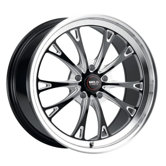 Weld S113 20X9 Belmont 5X120 ET38 BS6.50 Gloss Black MIL Dia 72.56