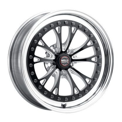 Weld Vitesse 17x5 / 5x4.75 BP / 2.2in. BS Black Wheel - High Pad