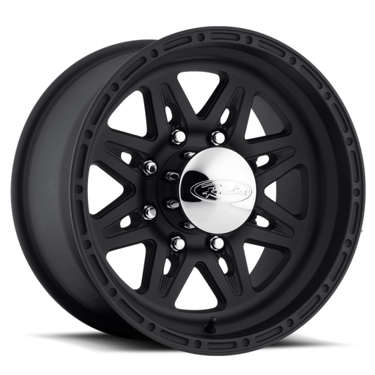 Raceline 891 Renegade 16x8in / 6x139.7 BP / 0mm Offset / 107.95mm Bore - Satin Black Wheel