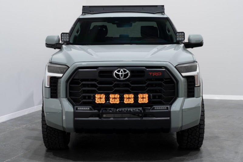 Diode Dynamics 2022 Toyota Tundra SS5 Grille CrossLink Lightbar Kit - Sport Yellow Combo