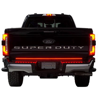 Putco 2024 Ford SuperDuty F-250 60In Direct Fit Red Blade Kit Tailgate Bars w/ LED Taillamps