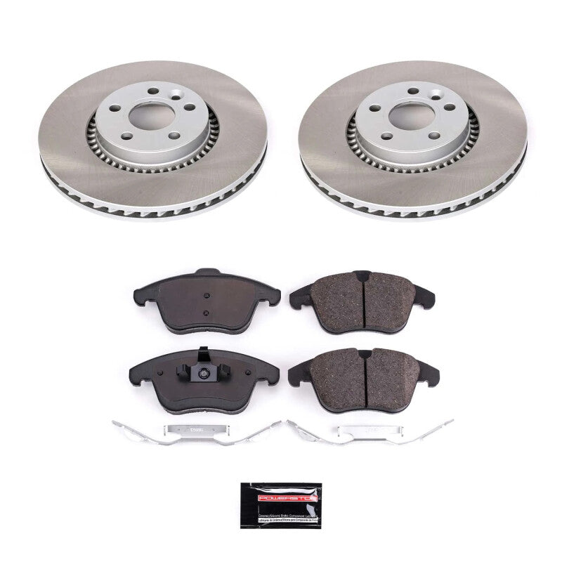 Power Stop 08-15 Land Rover LR2 Front Semi-Coated Rotor Kit