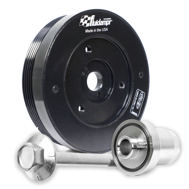 Fluidampr 2022+ Toyota GR86/Subaru BRZ (FA24F/FA24D) Steel Internally Balanced Damper w/Adapter Kit
