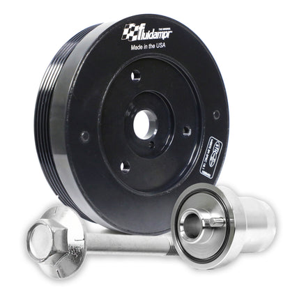 Fluidampr 2022+ Toyota GR86/Subaru BRZ (FA24F/FA24D) Steel Internally Balanced Damper w/Adapter Kit