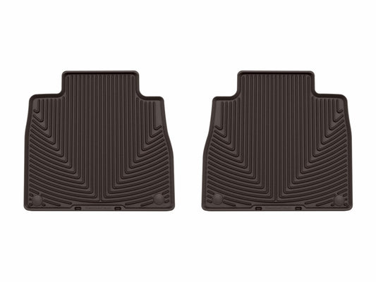 WeatherTech 20-25 Mercedes-Benz AMG GLS 63 SUV 2nd Row Rear All-Weather Floor Mats - Cocoa