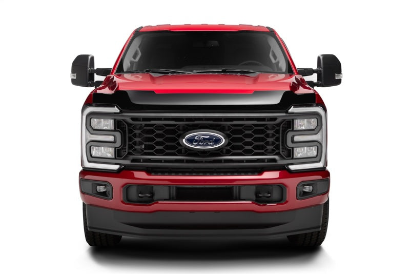 AVS 23-24 Ford F-250 (Ex. Tremor) Aeroskin Low Profile Hood Shield - Smoke