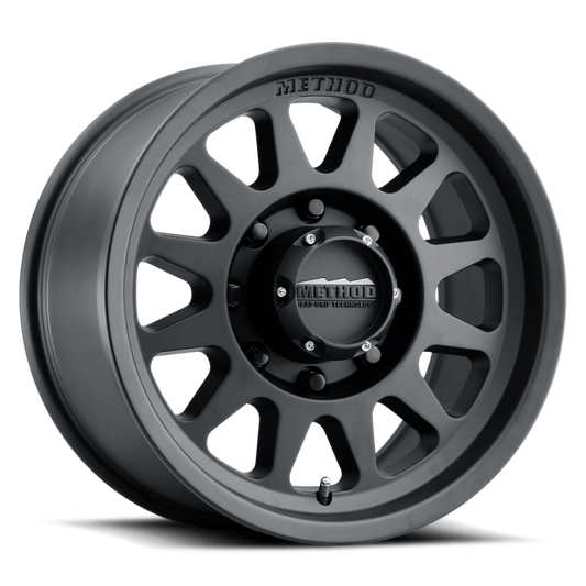 Method MR704 HD 17x9 18mm Offset 8x170 130.81mm CB Matte Black Wheel