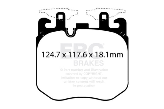 EBC S12 Brake Pad and Rotor Kit