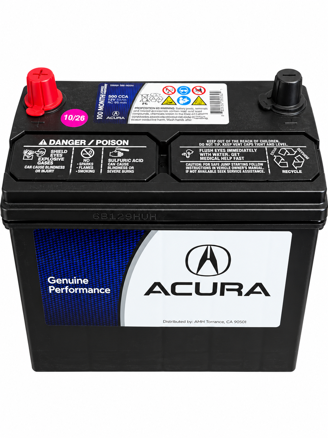 Honda - Genuine Honda / Acura Performance Battery – Group 51R Battery