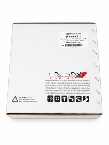 Skunk2 92-95 Honda Civic / 94-01 Acura Integra Pro-ST Coilovers (Front 10 kg/mm - Rear 10 kg/mm)