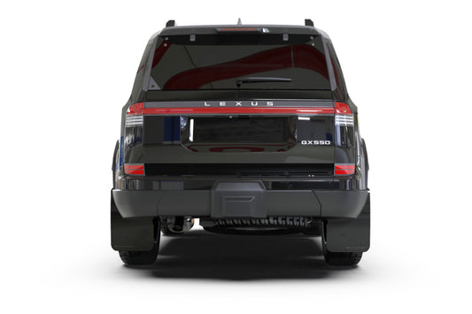 Rally Armor 24-26 Lexus GX 550 Luxury Premium Black Mud Flap - Silver Logo