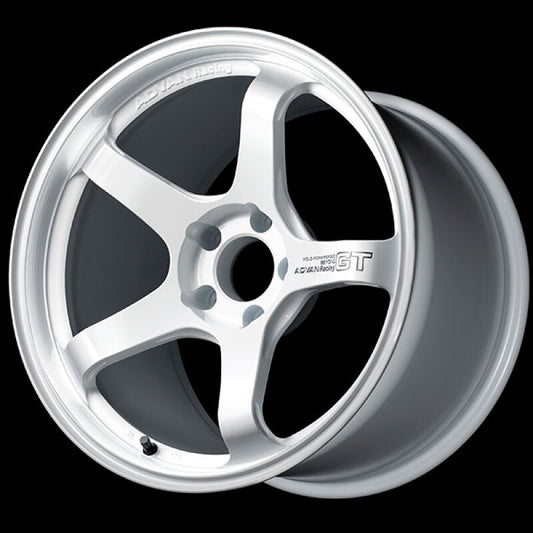 Advan GT Beyond 18x9.5 +29 5x114.3 Racing White Wheel