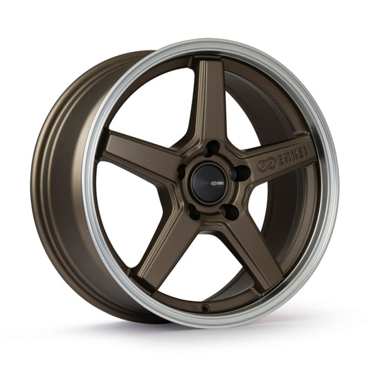 Enkei Quasar 19x8in / 5x114.3 BP / 35mm Offset / 72.6mm Bore - Matte Bronze Wheel