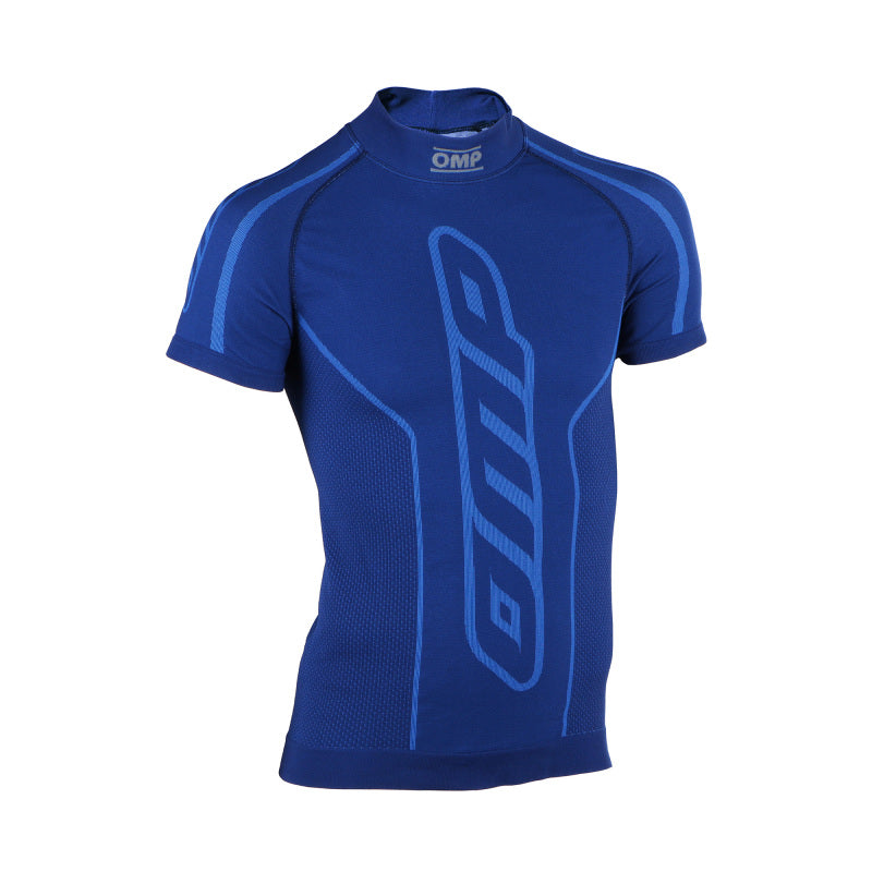 OMP KARTING UNDERWEAR SHORT S SHIRT KS TOP ROYAL BLUE SZ KIDS 10-12 Y/O