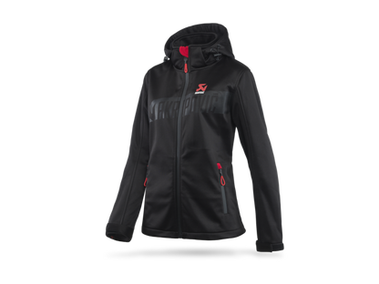 Akrapovic Womens Corpo Softshell Jacket Black - S