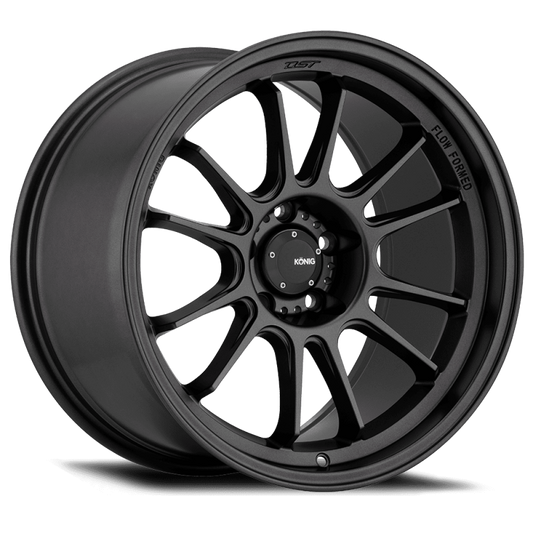 Konig Hypergram 18X11 5X120 ET44 Matte Black Flow Formed