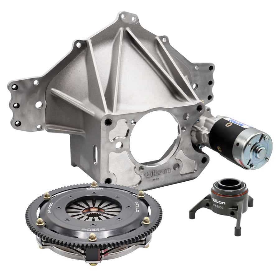 Tilton Racing - BELLHOUSING KIT, CHEVY (E), 110T, 7.25" CERAMET, 2 DISC, 26 SP