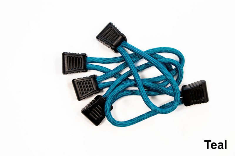 Fishbone Offroad Paracord Zipper Pulls 5 Pcs Teal