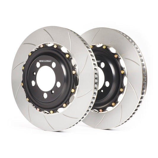 GiroDisc 14-19 Chevrolet Corvette Z06/Grand Sport (C7 w/Z07 CCM) Slotted Rear Rotors