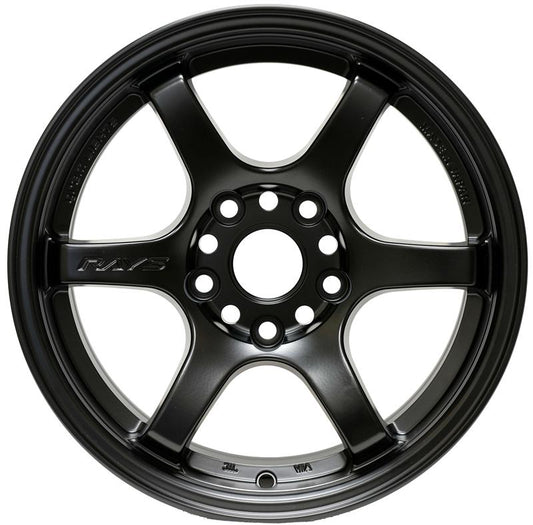 Gram Lights 57DR 15x8.0 +35 4x100 Semi Gloss Black Wheel