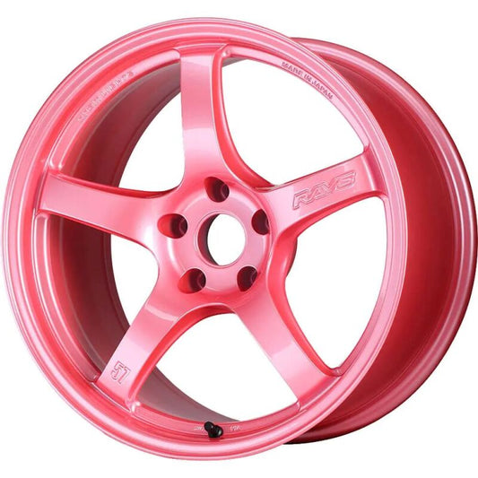 Gram Lights 57CR 19x9.5 +25 5x112 Sakura Pink Wheel (Special Order No Cancel)