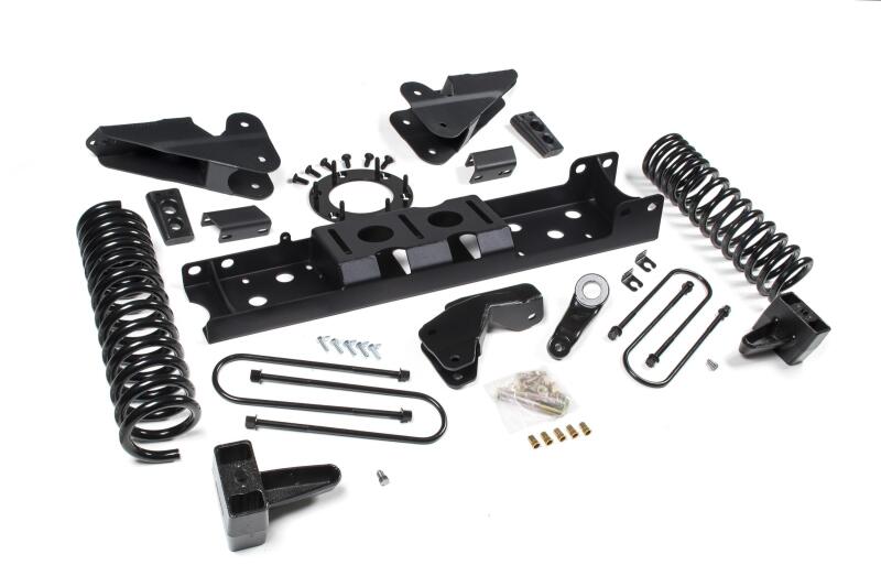Zone Offroad 2019 Ram 3500 4.5in Radius Arm Brkt 3in Rr Block w/o Overload 8-Bolt TCase Nitro Shocks