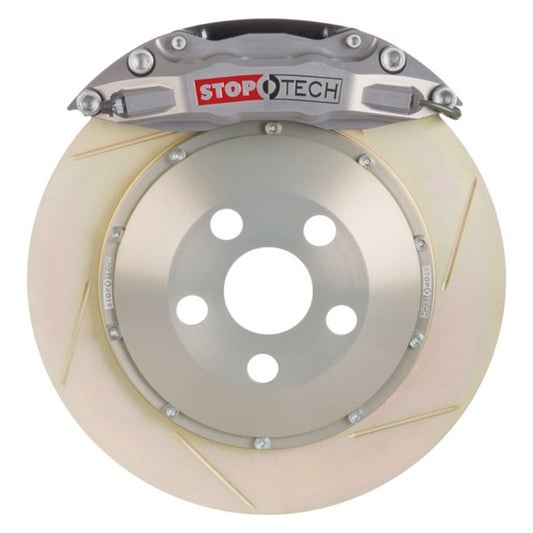 StopTech 88-91 BMW M3 Trophy Sport Big Brake Kit Silver Caliper Slotted 2Pc. Rotor Front Upgrade Kit