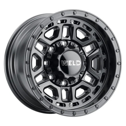 Weld Off-Road Crux 20x10in / 8x170 BP / ET -19 / 125.1mm Bore - Satin Black Wheel