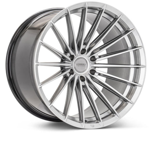Vossen HFX-4 20x10 - 6x139.7 - ET-18 - Super Deep - 106.1 - Hyper Silver Wheel