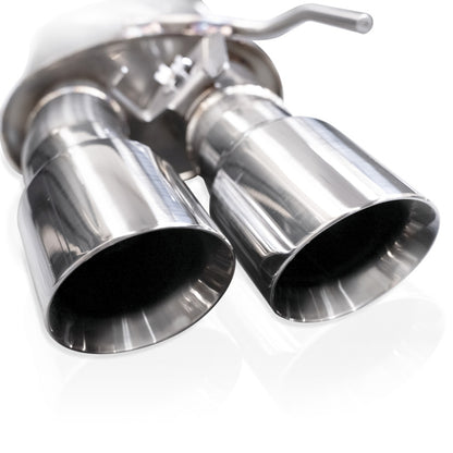 Stainless Works 2024 Mustang GT Catback Quad Tips Legend Sound X-Pipe Factory Connect Exhaust