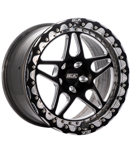 Belak 18x10 / 6.75in BS / 5x114.3 BP / High Pad / Series 3 Wheel - Single Beadlock