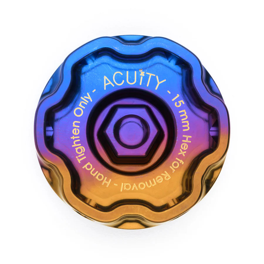 Acuity - Podium-Ti Oil Cap in Burnt Titanium Finish for Hondas/Acuras
