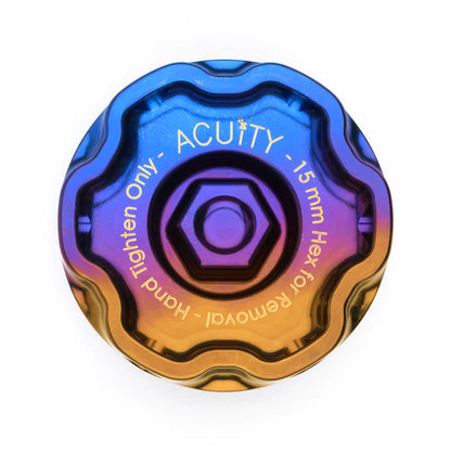 Acuity - Podium-Ti Oil Cap in Burnt Titanium Finish for Hondas/Acuras