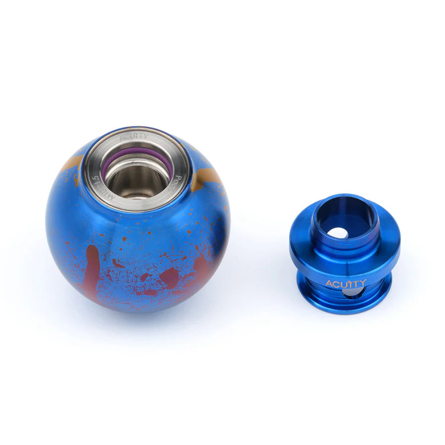 Acuity - POCO-Ti Low Profile Shift Knob in Splatter Titanium Finish (M10x1.5)