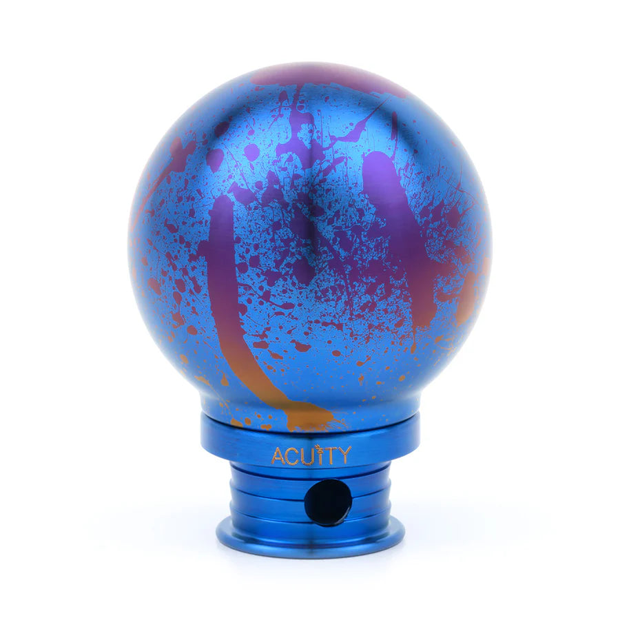 Acuity - POCO-Ti Low Profile Shift Knob in Splatter Titanium Finish (M10x1.5)