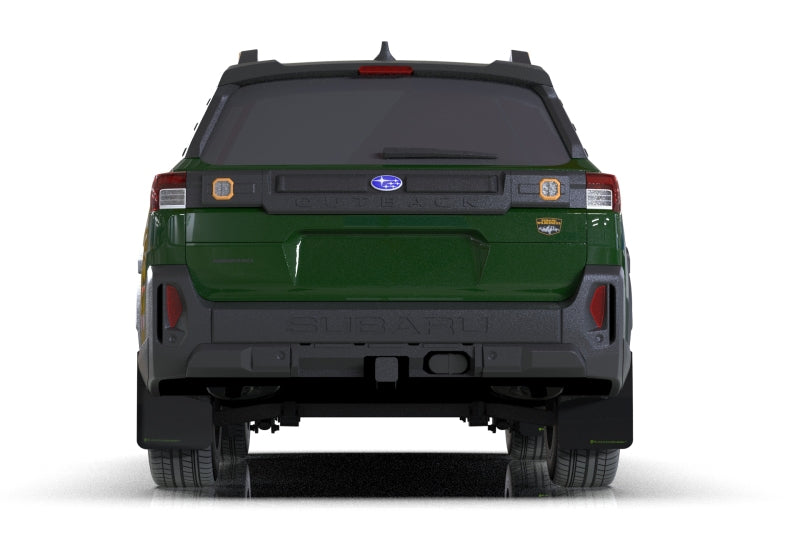Rally Armor 2026 Subaru Outback Black UR Mud Flap w/Green Logo – Tri ...