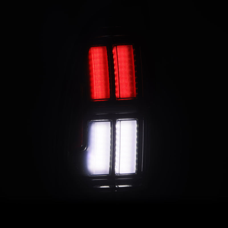 AlphaRex 05-15 Toyota Tacoma NOVA Prismatic LED Tail Lights - Alpha-Black
