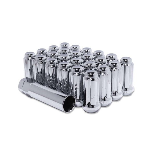 Method Lug Kit - Extended Thread Spline - M14X1.5 - 6 Lug Kit - Chrome - 24 Nuts