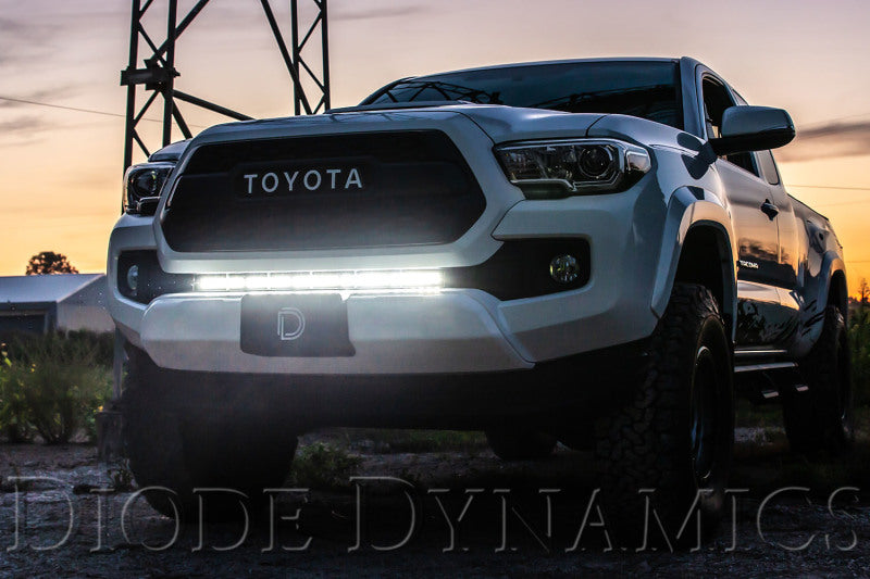 Diode Dynamics 16-21 Toyota Tacoma SS30 Stealth Lightbar Kit - White Flood