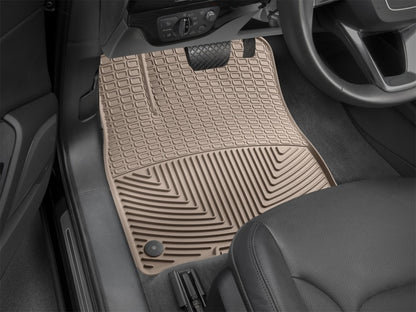 WeatherTech 2017+ Audi Q7 Front Rubber Mats - Tan