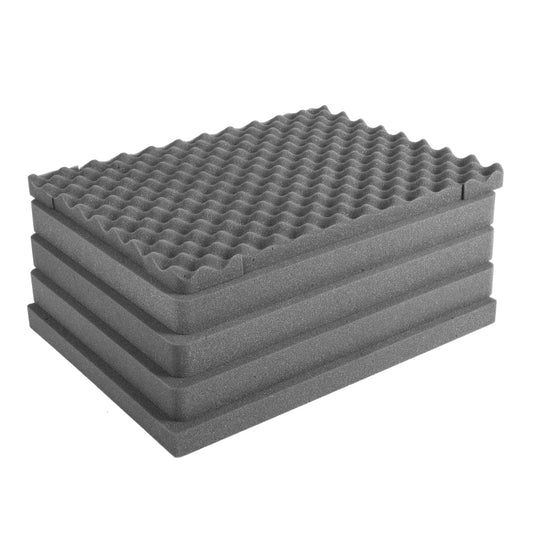 Go Rhino XVenture Gear Hard Case Large 25in. Foam Kit (Foam ONLY) - Charcoal Grey