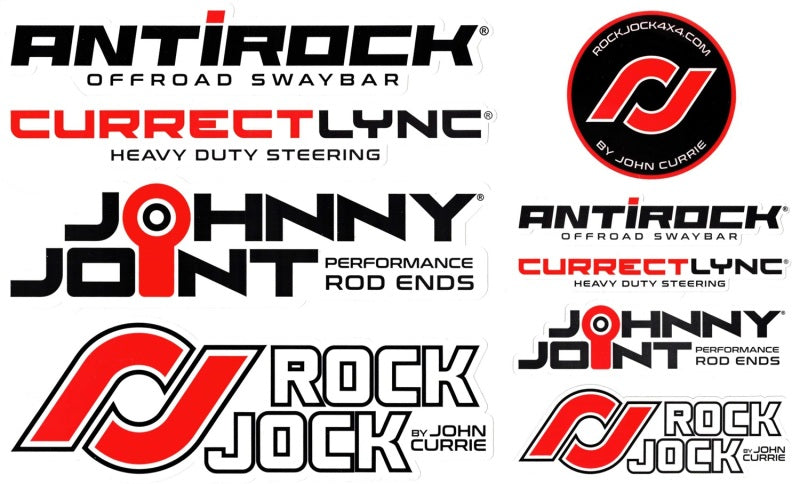 RockJock Sticker Pack White Background