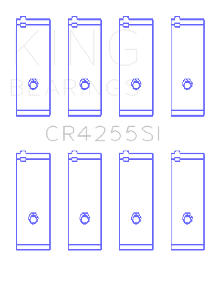 King Engine Bearings G.M.C. /Quard 4 1996/Up (Size +0.25mm) Connecting Rod Bearing Set