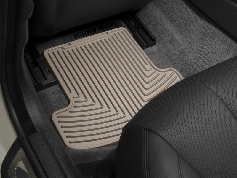 WeatherTech 14+ Jeep Cherokee Rear Rubber Mats - Tan