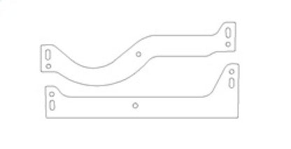 Cometic Chrysler LA V8 .125in Fiber Intake Rail Gasket Kit