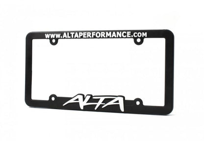 ALTA Plastic License Plate Frame