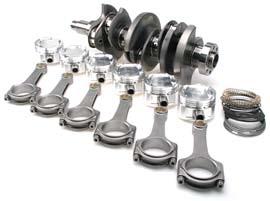 Brian Crower Mitsubishi 6G72/VR-4 Stroker Kit - 82mm Stroke Billet Crank Pro Series Rods (5.548)