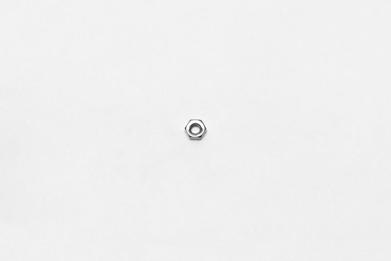 Wilwood nut 1/4-20 hex jamb chrome