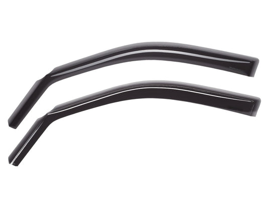 WeatherTech 03+ Toyota Prado Front Side Window Deflectors - Dark Smoke